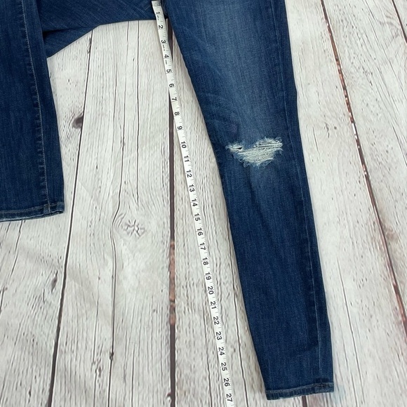 Joe’s Jeans Distressed Skinny Jeans Size is APPROXIMATE W24/L27 Rise 9.5” - Picture 6 of 6